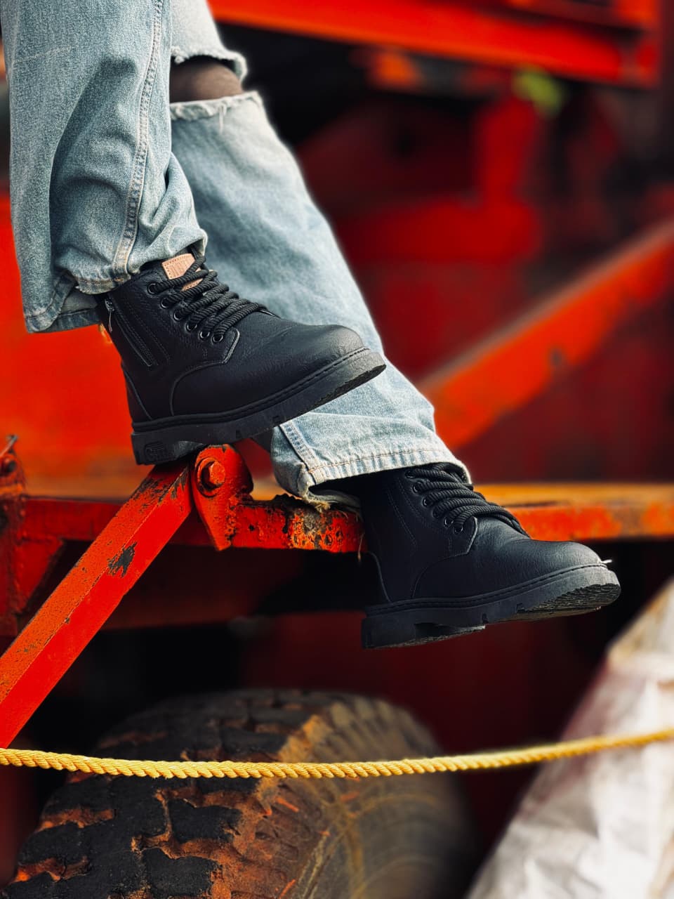 Urban Combat Leather Boots
